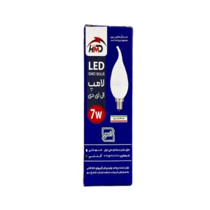 لامپ شمعی ۷ وات برند HMD – مناسب لوستر و دکوراتیو