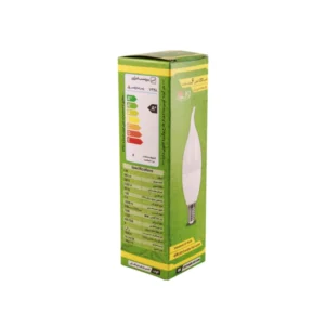لامپ اشکی ۶ وات مات پارس شعاع توس – شمعی LED استاندارد ملی