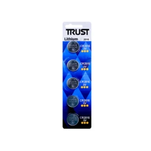 باتری سکه ای تراست TRUST CR۲۰۱۶ - بسته ۲۵ عددی