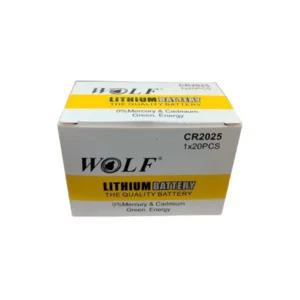 باتری سکه ای ولف Wolf CR۲۰۲۵ – بسته ۲۰ عددی