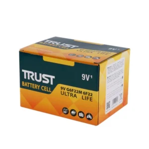 باتری کتابی ۹ ولت تراست Trust Ultra Life G۶F۲۲M – بسته ۱۰ عددی