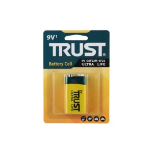 باتری کتابی ۹ ولت تراست Trust Ultra Life G۶F۲۲M - بسته ۱۰ عددی
