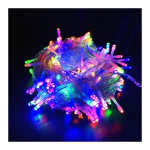 ریسه سوزنی ۷ رنگ ۱۰ متری پنج حالت رقص نور – ۱۰۰ عدد LED باکیفیت