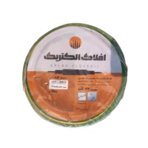 سیم افشان ارت ۱ در ۶ افلاک الکتریک خراسان - عایق استاندارد تمام مس