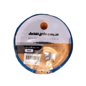 سیم افشان ۱ در ۱ افلاک الکتریک خراسان - عایق استاندارد تمام مس