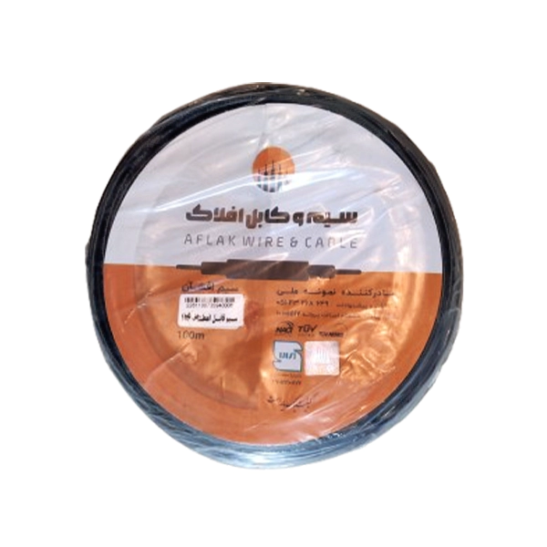 سیم افشان ۱ در ۶ افلاک الکتریک خراسان - عایق استاندارد تمام مس