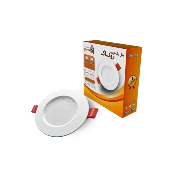 پنل بک لایت مهتابی ۷ وات شاه چراغ مدل روناک