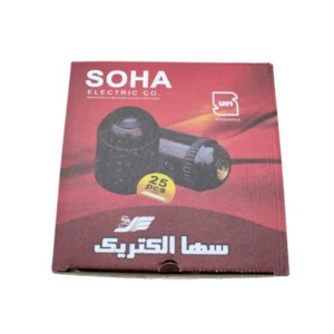 سرپیچ پایه E27 سها الکتریک – پاتروم سفید باکیفیت