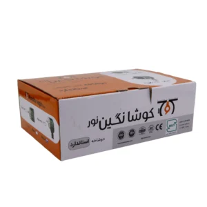 دوشاخه چهارگوش استاندارد کوشانگین – سفید